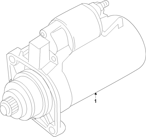 Starter for 2022 Volkswagen Taos #1