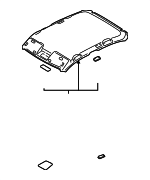 3B9867501DE4R4 - Body: Headliner for Volkswagen: Passat Image