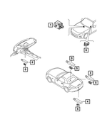 68314459AA - Electrical: Antenna Bracket for Mopar Image