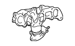 1714020010 - Exhaust: Exhaust Manifold for Toyota: Avalon, Camry, Solara Image