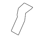 883600W300WKZ - Body: Seat Back Cover for Hyundai: Santa Fe Image