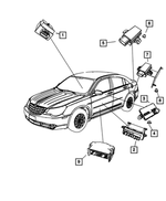 56054104AD - Electrical: Occupant Restraint Module for Chrysler: Sebring Image