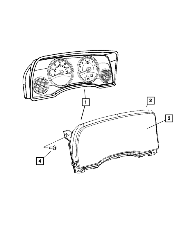 5172335AB - Electrical: Instrument Panel Cluster for Mopar Image image