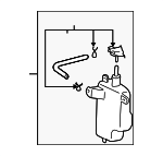 1647050100 - : 1998-2007 Toyota Land Cruiser - Reservoir Assembly for Toyota: Land Cruiser Image