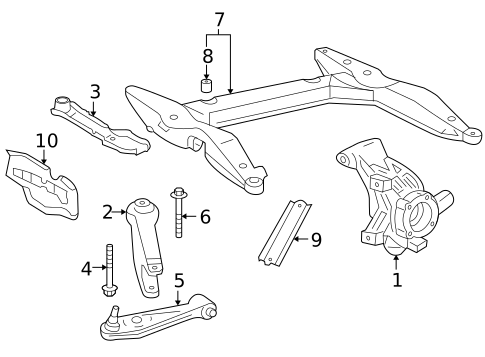 Suspension Components for 2008 Porsche 911 #1
