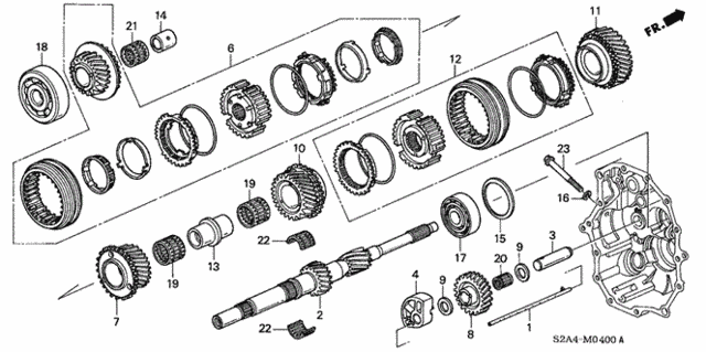 MT Mainshaft (1) for 2007 Honda S2000 #0