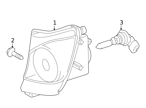 Fog Lamps for 2009 Lexus IS250 #0