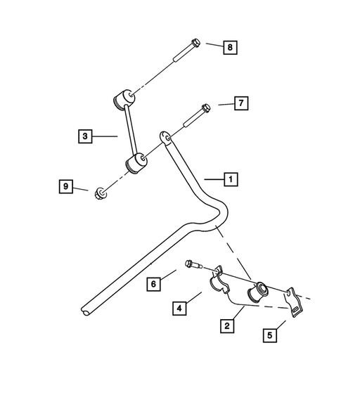 Rear Stabilizer for 2001 Chrysler PT Cruiser #0