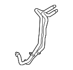 LR019674 - HVAC: A/C Refrigerant Hose for Land-Rover Image