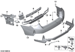 51129463799 - : Accent Molding, Rear Left for BMW Image