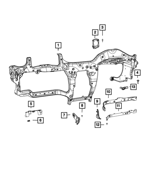 Instrument Panel for 2023 Jeep Gladiator #6