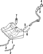 10330788 - Fuel System: Fuel Tank for Oldsmobile: Intrigue | Pontiac: Grand Prix Image