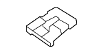 N90236203 - Cooling System: Outer Bracket U-Nut for Porsche Image