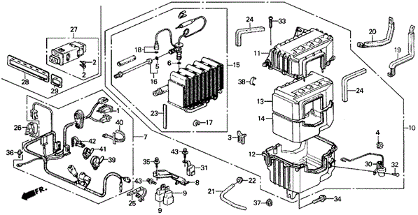 A/C Unit for 1990 Honda Civic #0