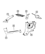 1SD47JD7AF - : Quarter Trim Panel, Left for Fiat: 500 Image