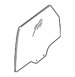 YL8Z7825713BA - Body: Door Glass for FORD Image