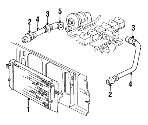 Intercooler for 1991 Dodge D250 #0