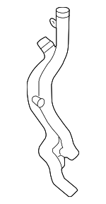 95810644402 - Cooling System: Cooler Pipe for Porsche: Cayenne, Panamera Image