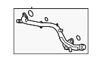 95810614504 - Cooling System: Water Pipe for Porsche: Cayenne, Panamera Image