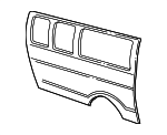 55346570AC - Body: Side Panel for Dodge: B1500, Ram 1500 Van, Ram 2500 Van Image
