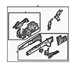MR954418 - Body: Apron/Rail Assembly for Chrysler: Sebring | Dodge: Stratus Image