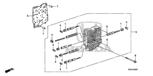AT Secondary Body for 2012 Honda Pilot #0