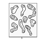 4H0898002 - HVAC: Lever for Audi: A8 Quattro, Q7, Q8, RS Q8, S8, SQ7, SQ8 Image