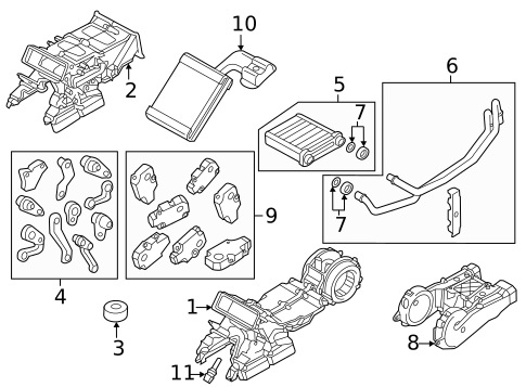 Auxiliary Heater & AC for 2016 Audi A8 Quattro #1