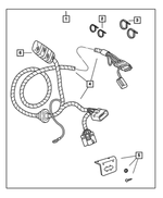 82207290AB - Mopar Accessories - Component Parts: Trailer Tow Wiring Package for Mopar Image image