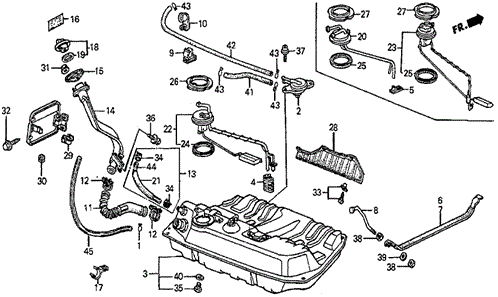Fuel Tank for 1984 Honda Prelude #0