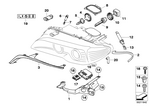 63126934747 - Lighting: Bracket Headlight Left for BMW Image