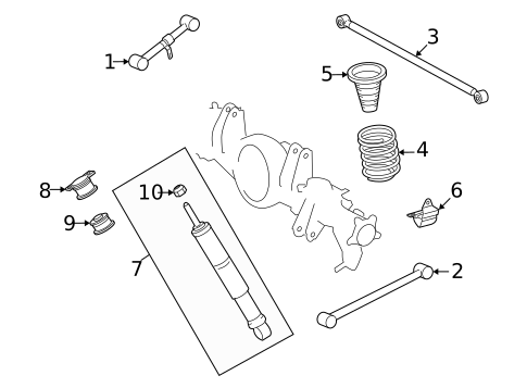 Rear Suspension for 2025 Lexus LX700h #2