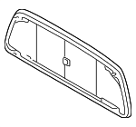 6481004121 - : Back Glass for Toyota: Tacoma Image