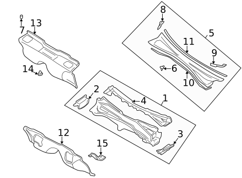 Cowl for 2005 Saab 9-2X #0