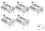 61319133023 - Vehicle Electrical System: Switch Unit, Light for BMW Image