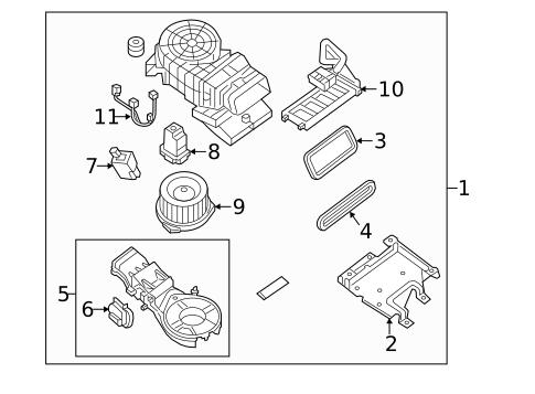 Blower Motor & Fan for 2013 INFINITI JX35 #0