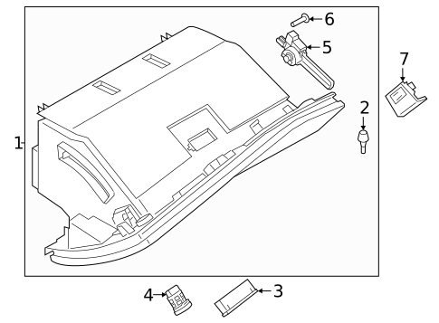 Glove Box for 2021 BMW Z4 #0