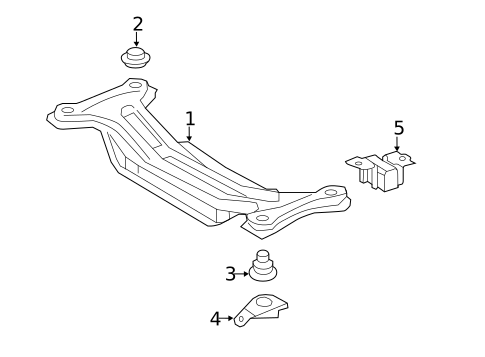 Suspension Mounting for 2015 Toyota Camry #0
