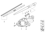 61623427800 - : Wiper Arm Cover for BMW Image