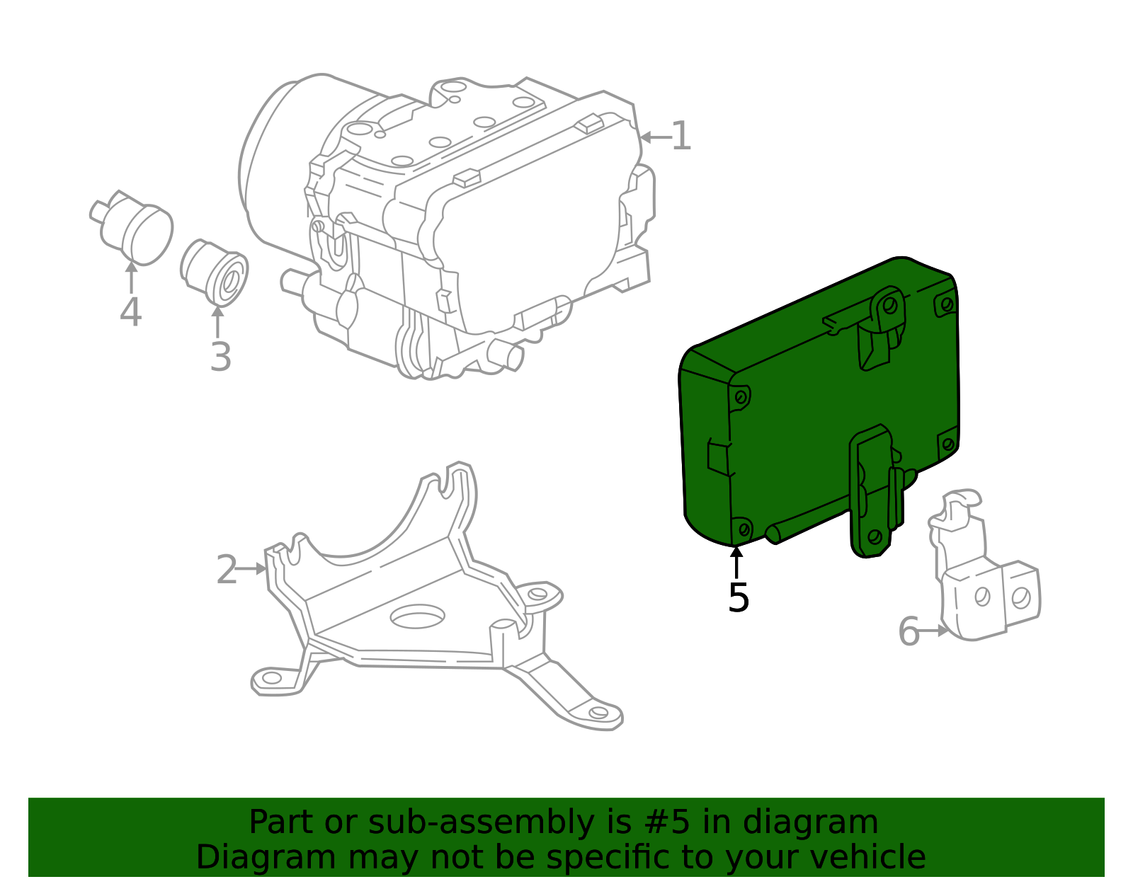 39770-S0K-A51 - 2000-2003 Acura - Control Unit, Brake System | All ...