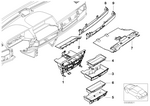 51457018228 - Vehicle Trim: Cover, Control Display for BMW Image