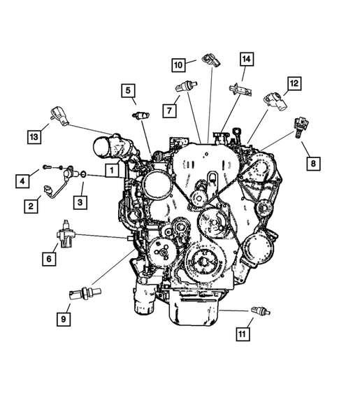 Sensors for 2011 Dodge Caliber #7