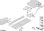 61298642676 - Vehicle Electrical System: Ground Cable Transmission for BMW Image