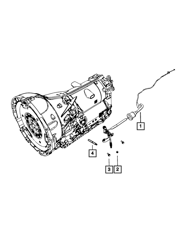 « 52854579AA –  : Levier De Sélection De Rapport Axe pour Mopar Image »