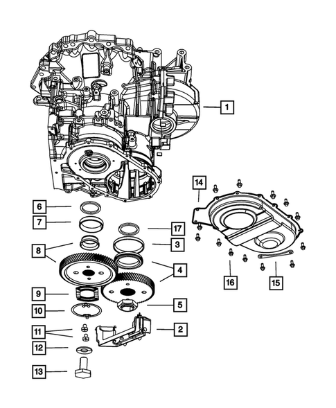 Gear Train for 2007 Chrysler Pacifica #0