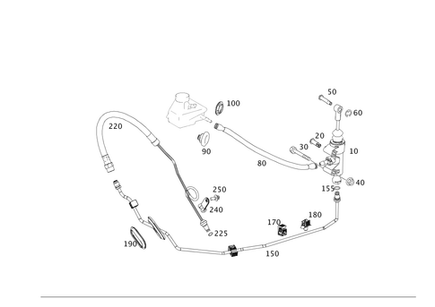 Pedal Assembly Hydraulic Components for 2014 Mercedes-Benz C 350 #0