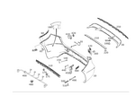 2428850025 - Attachment Parts: Trim, Bumper for Mercedes-Benz Image