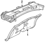 E4LY6301610A - Body: Dash Panel for Ford Image