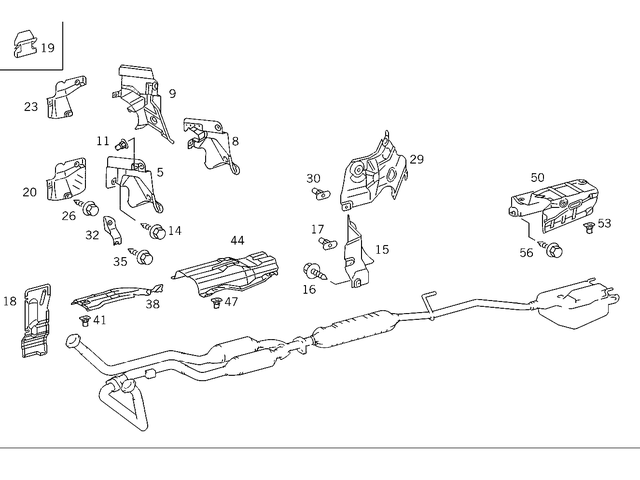 2039900036 - Exhaust System: Hex. Head Tapping Screw for Mercedes-Benz Image image