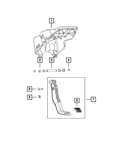 Clutch Pedals for 2016 Ram 3500 #1
